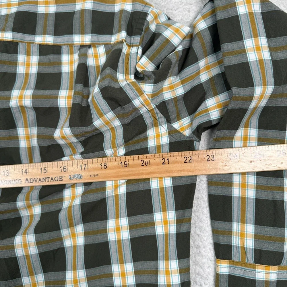 J.CREW Mercantile Flex‎ Shirt Men Medium Slim Fit Long Sleeve Plaid Button Down
